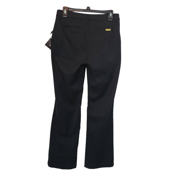 Iman Global Chic Women's Black Boot Cut Pants Size 10 - Picture 2 of 6